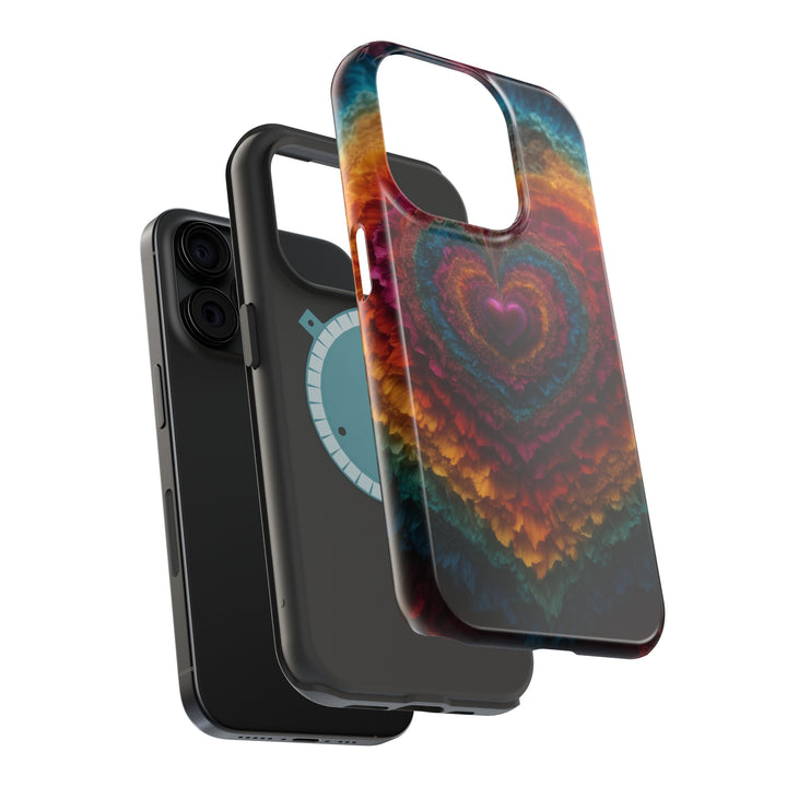 Vibrant Heart Layers - MagSafe Tough Case