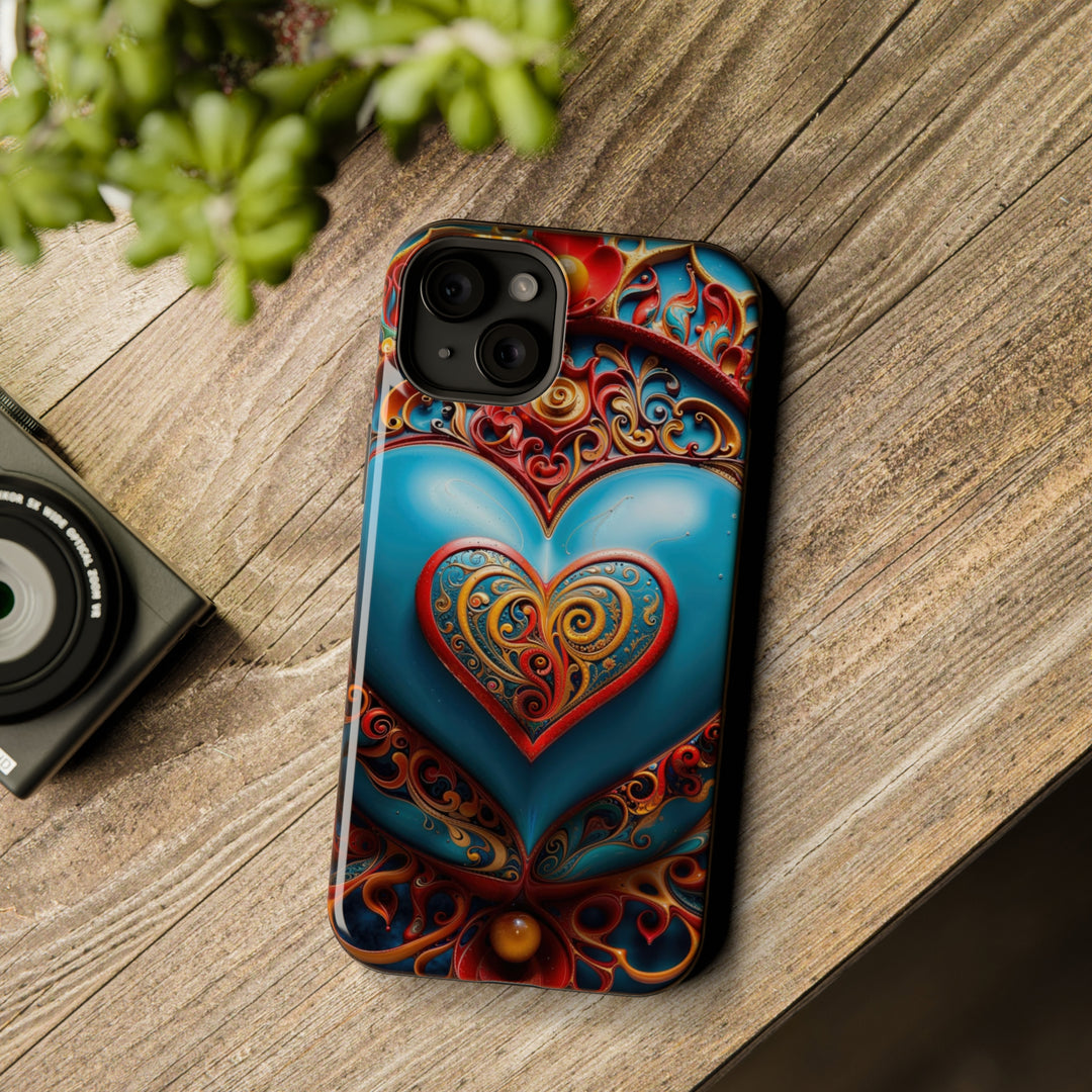 Ornate Heart Mandala - MagSafe Tough Case