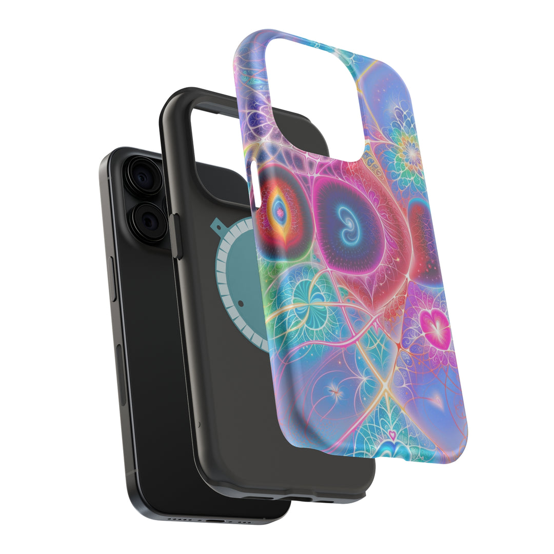 Vibrant Fractal Blossoms - MagSafe Tough Case