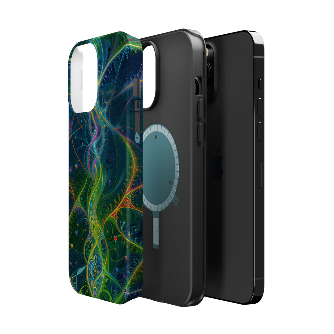 Vibrant Ethereal Swirls - MagSafe Tough Case