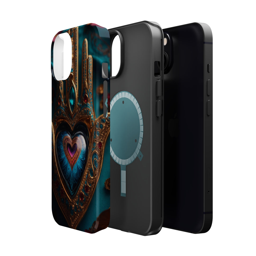 Mystical Heart Hamsa - MagSafe Tough Case