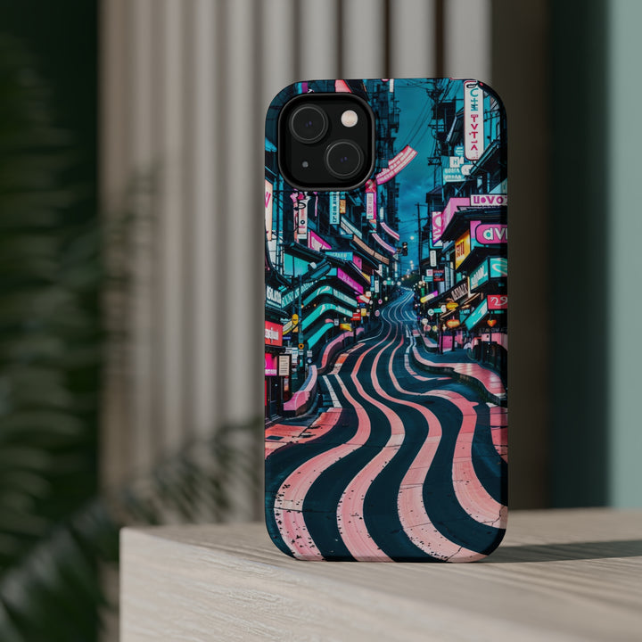 Vibrant Urban Waves - MagSafe Tough Case