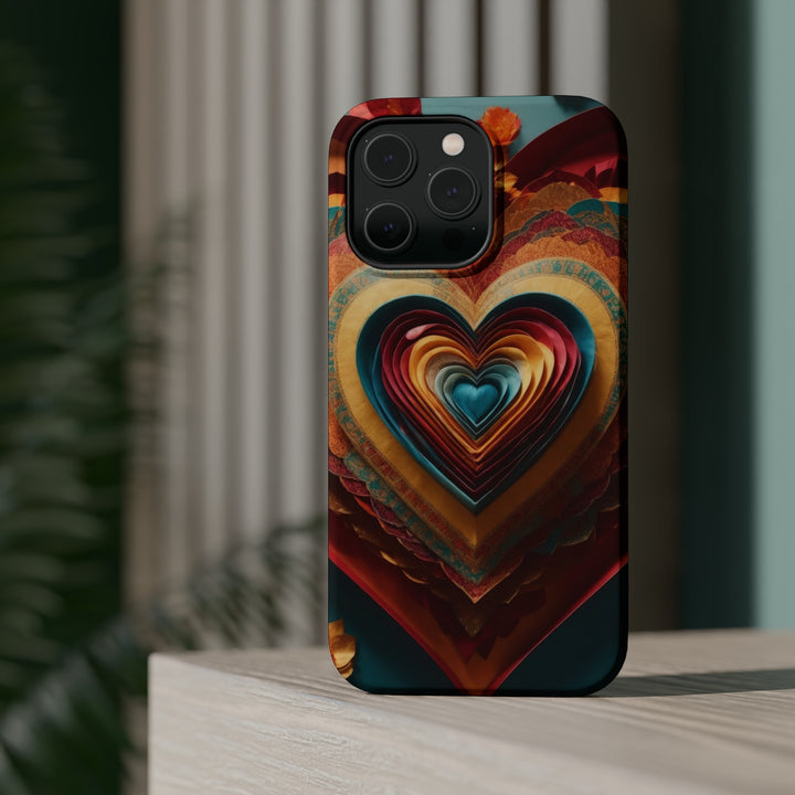 Infinite Layered Hearts - MagSafe Tough Case