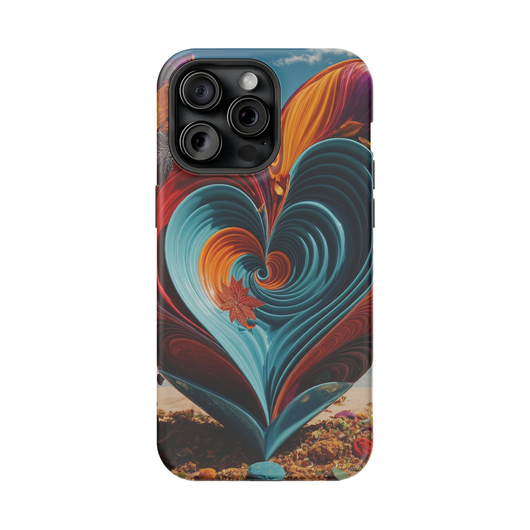 Vibrant Heart Spiral - MagSafe Tough Case