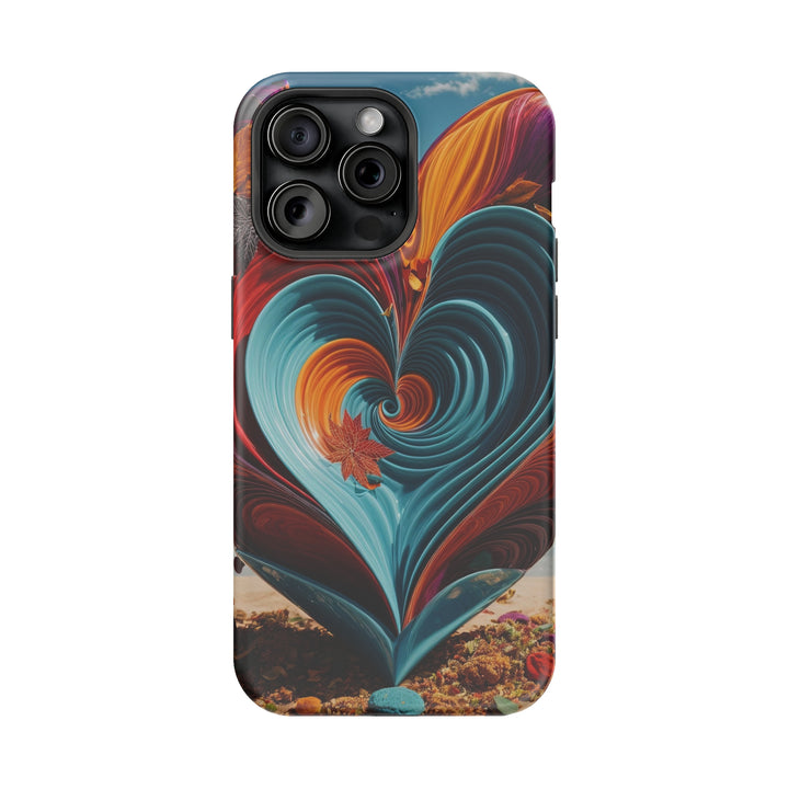 Vibrant Heart Spiral - MagSafe Tough Case