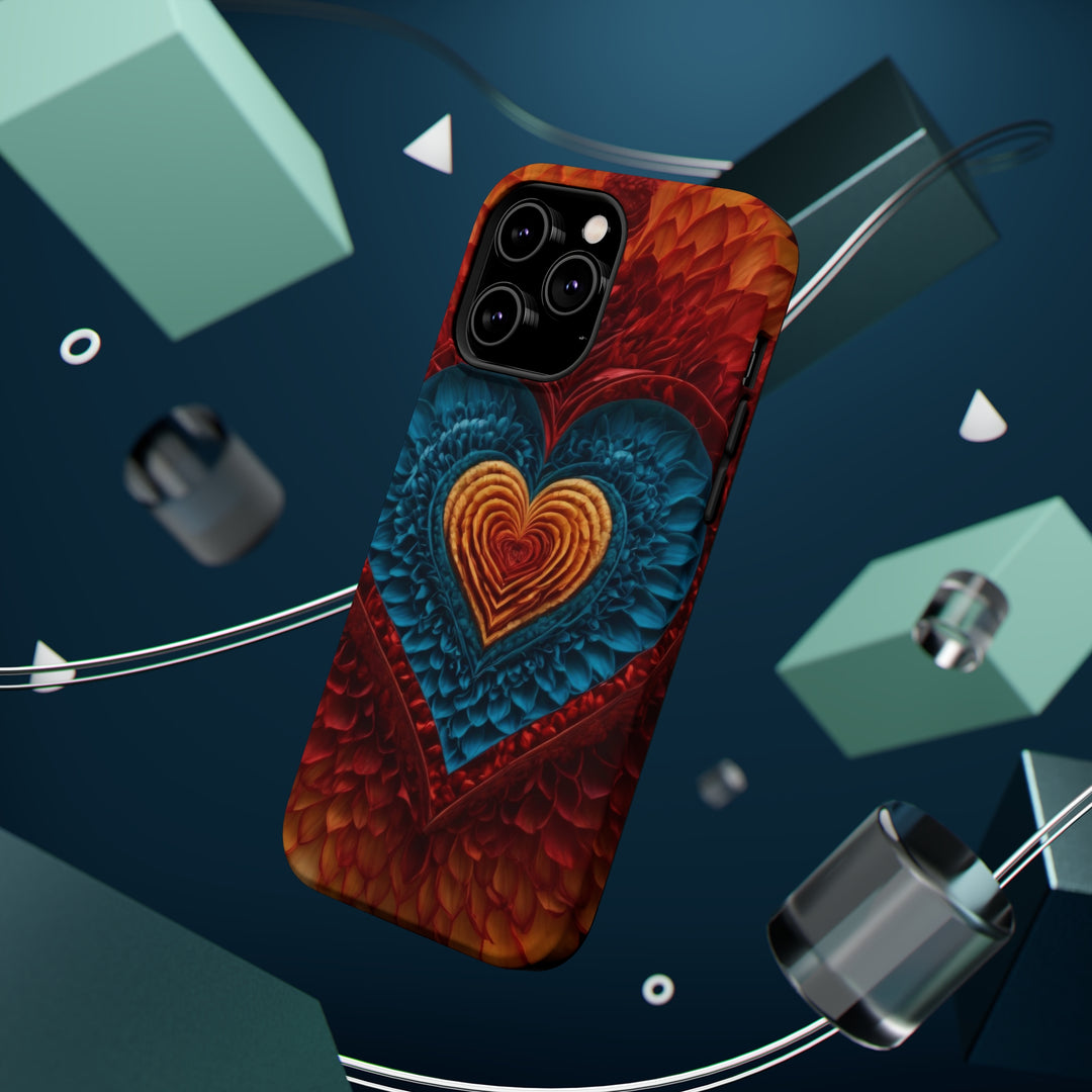 Vibrant Heart Layers - MagSafe Tough Case