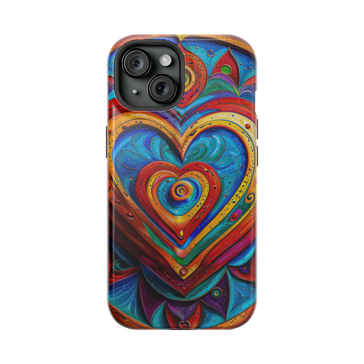 Vibrant Love Spiral - MagSafe Tough Case