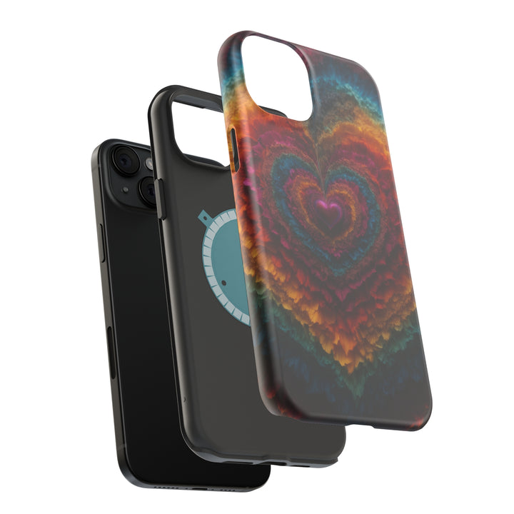 Vibrant Heart Layers - MagSafe Tough Case