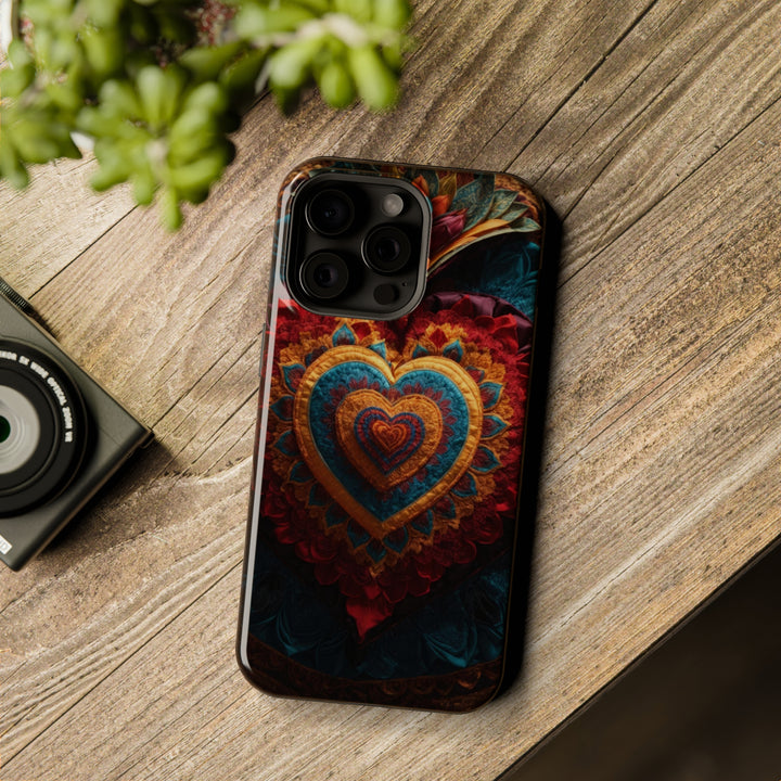 Floral Heart Tapestry - MagSafe Tough Case