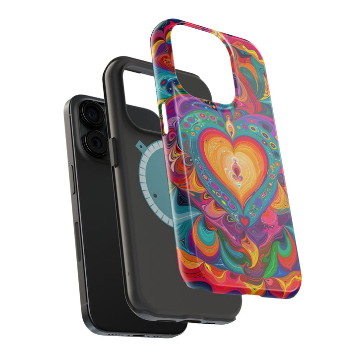 Vibrant Swirling Heart - MagSafe Tough Case