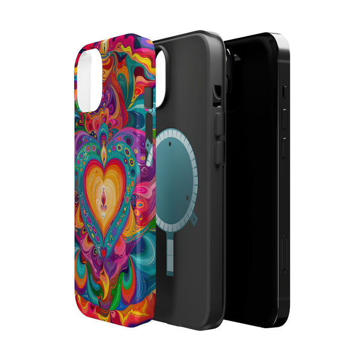 Vibrant Swirling Heart - MagSafe Tough Case