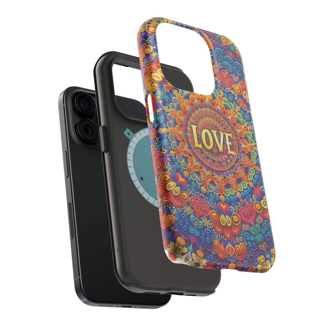 Vibrant Love Mandala - MagSafe Tough Case