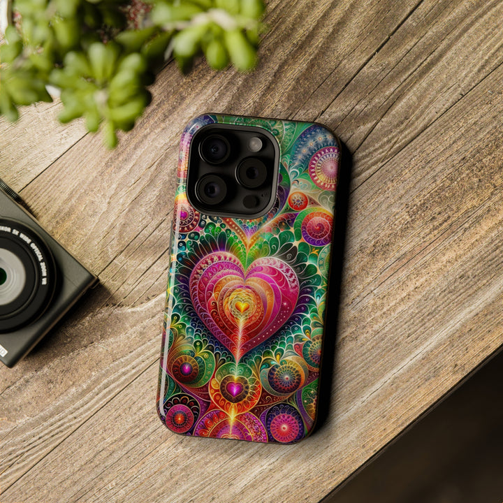 Kaleidoscopic Heart Symphony - MagSafe Tough Case