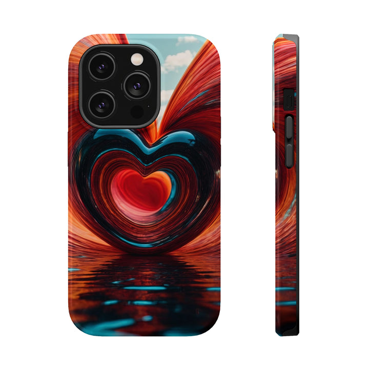 Swirling Heart Reflection - MagSafe Tough Case