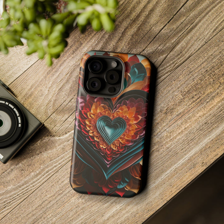 Multilayered Floral Heart - MagSafe Tough Case