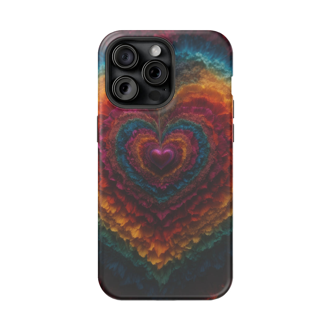 Vibrant Heart Layers - MagSafe Tough Case