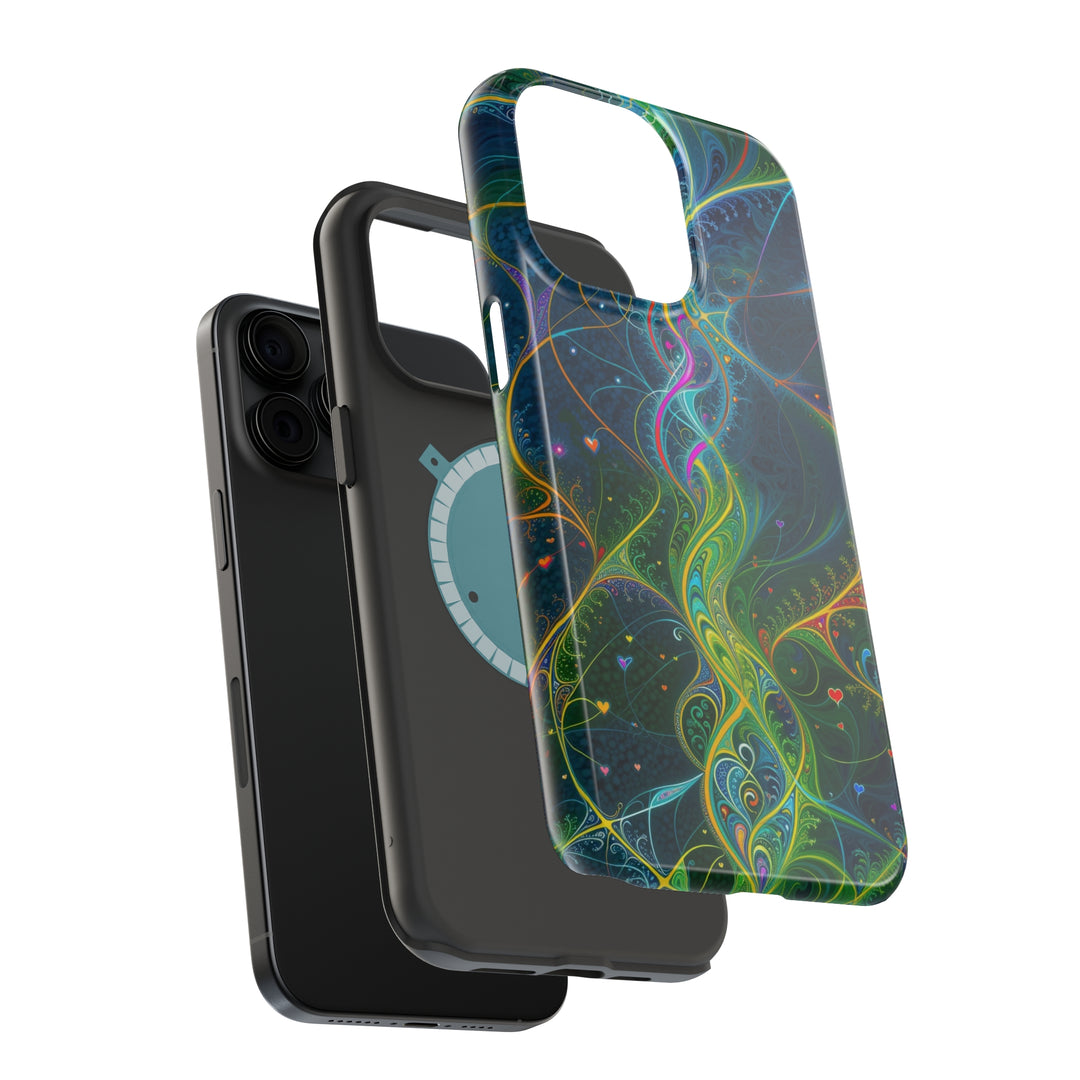 Vibrant Ethereal Swirls - MagSafe Tough Case