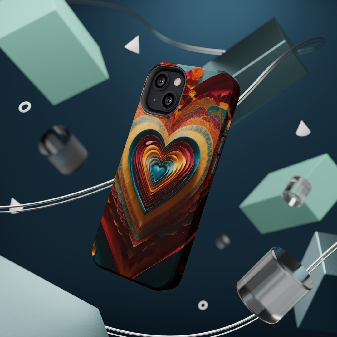 Infinite Layered Hearts - MagSafe Tough Case