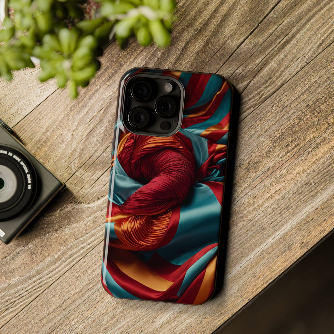 Vivid Silk Swirls - MagSafe Tough Case