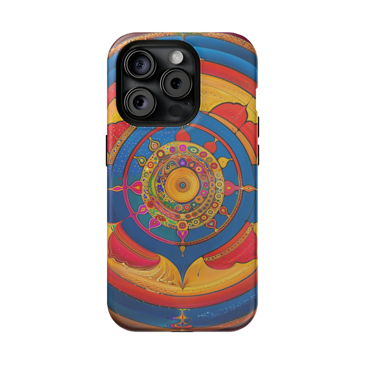 Vibrant Cosmic Spiral - MagSafe Tough Case