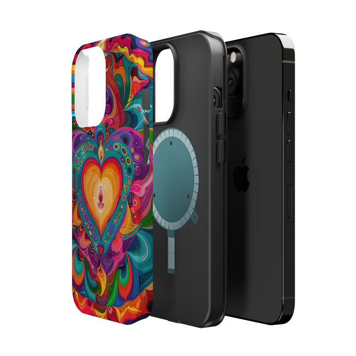 Vibrant Swirling Heart - MagSafe Tough Case