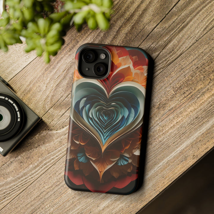 Blooming Heart Layers - MagSafe Tough Case