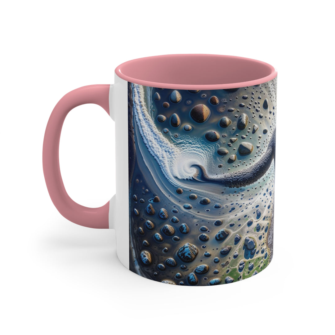 Cosmic Human Duality - Accent Coffee Mug