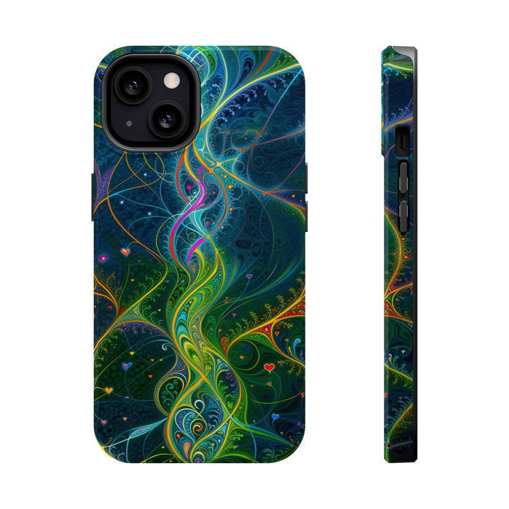 Vibrant Ethereal Swirls - MagSafe Tough Case