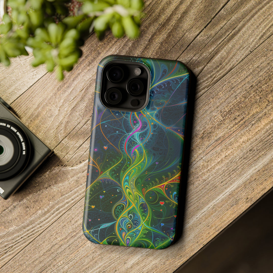 Vibrant Ethereal Swirls - MagSafe Tough Case