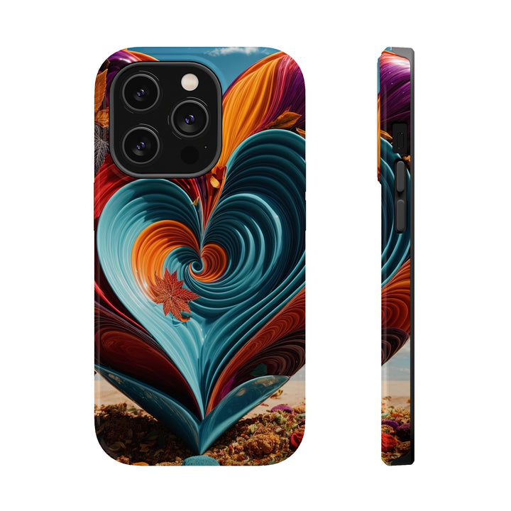 Vibrant Heart Spiral - MagSafe Tough Case