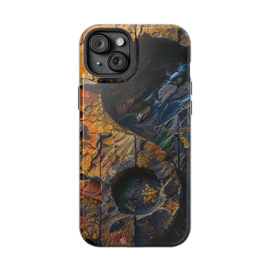 Autumn Geometric Contrast - MagSafe Tough Case