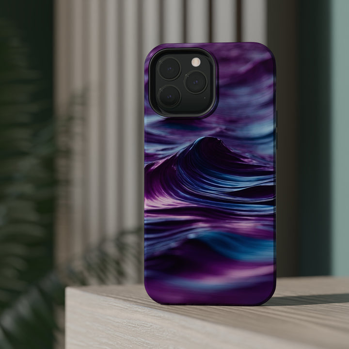 Purple Ocean Waves - MagSafe Tough Case