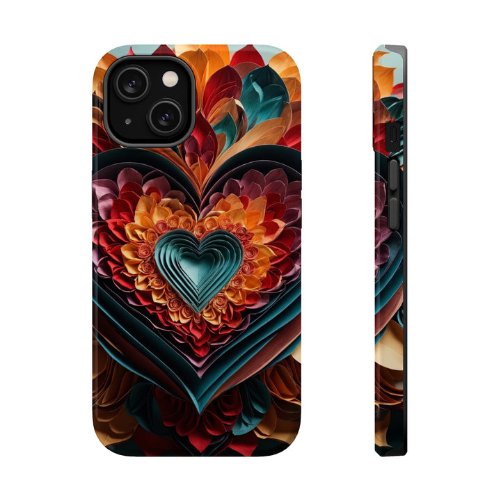 Multilayered Floral Heart - MagSafe Tough Case