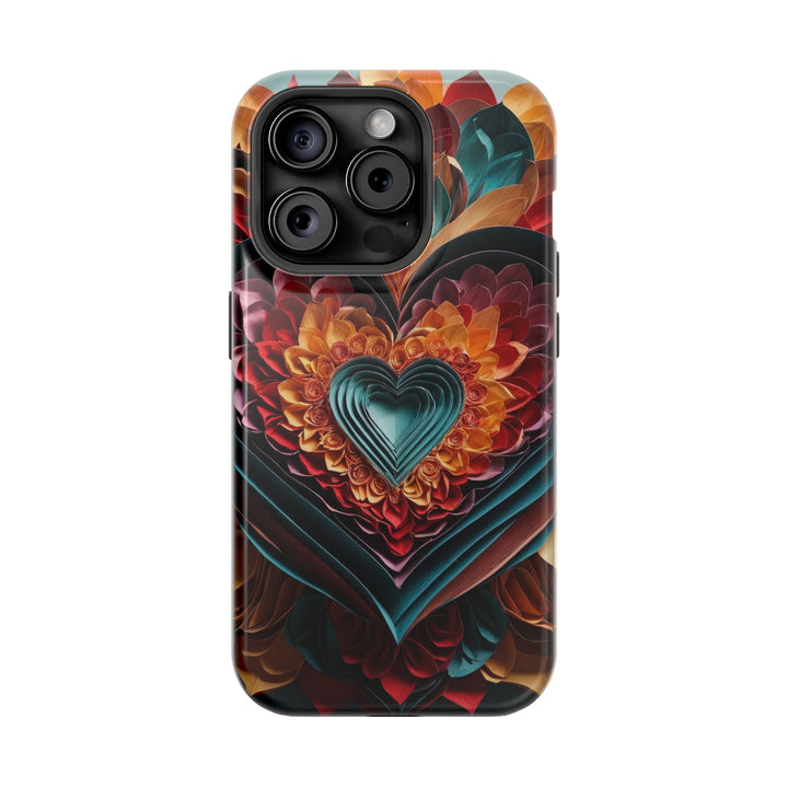 Multilayered Floral Heart - MagSafe Tough Case