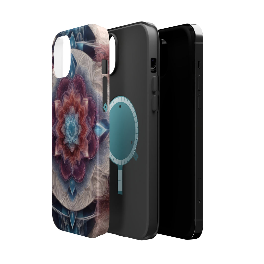 Symmetrical Crystal Bloom - MagSafe Tough Case