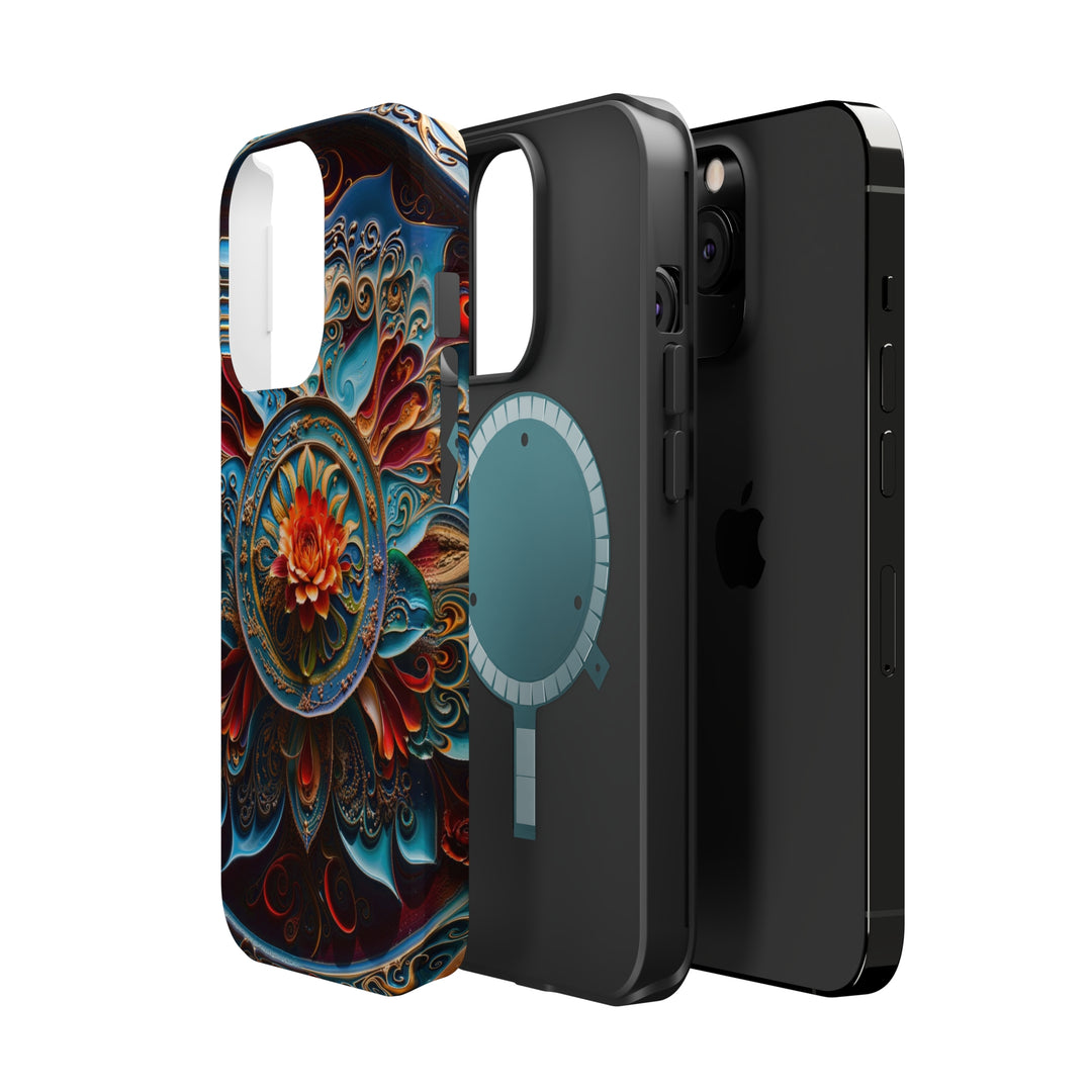 Intricate Floral Mandala - MagSafe Tough Case