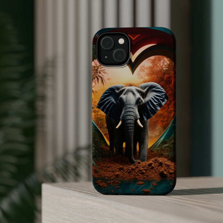 Heart Portal Elephant - MagSafe Tough Case