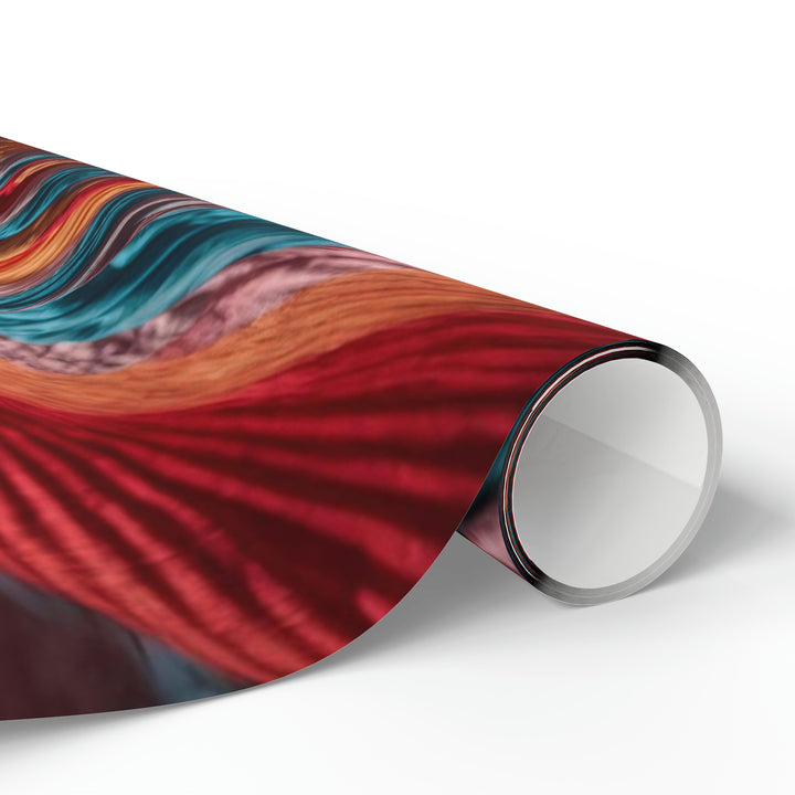 Swirling Color Vortex - Wrapping Paper