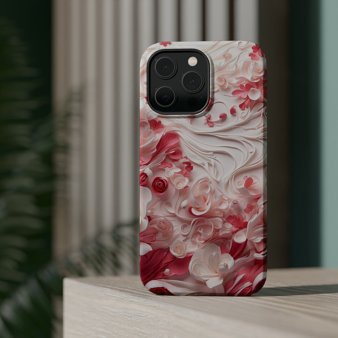 Floral Swirls Abstraction - MagSafe Tough Case