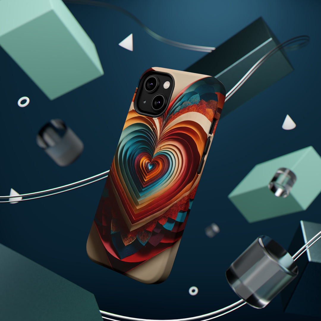 Vibrant Paper Heart - MagSafe Tough Case