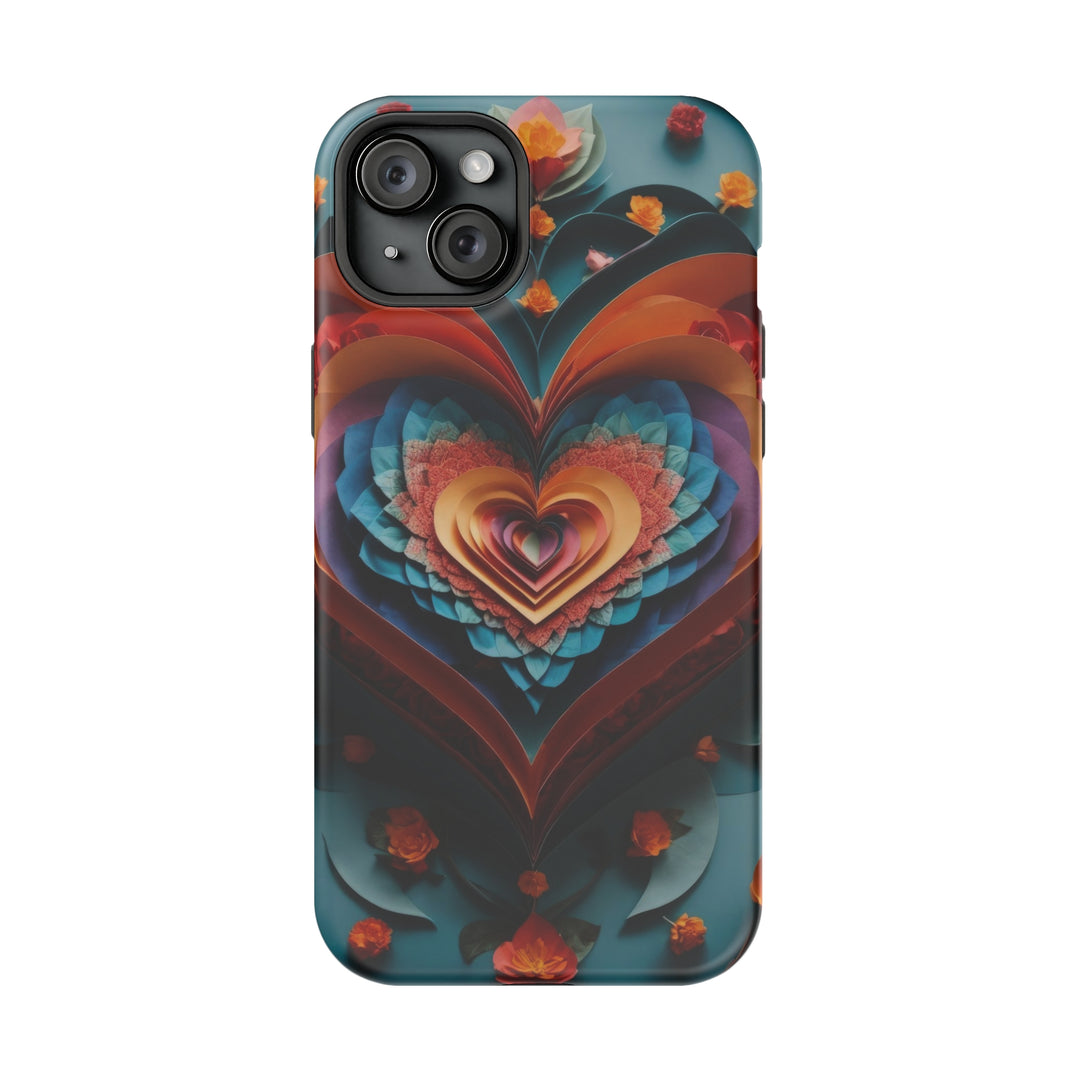 Blooming Heart Layers - MagSafe Tough Case