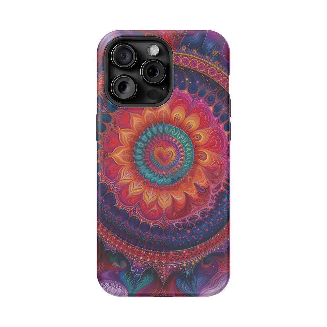 Vibrant Spiral Mandala - MagSafe Tough Case