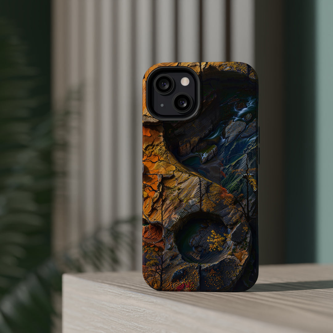 Autumn Geometric Contrast - MagSafe Tough Case