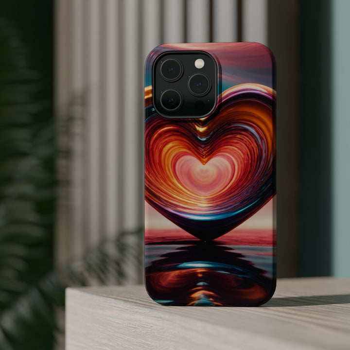 Vibrant Swirling Heart - MagSafe Tough Case