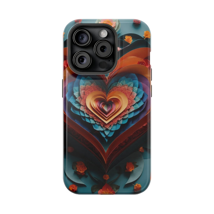 Blooming Heart Layers - MagSafe Tough Case