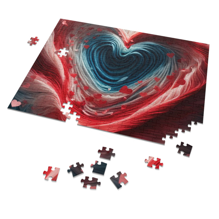 Swirling Heart Embrace - Jigsaw Puzzle (100, 252, 500, 1000 pieces)