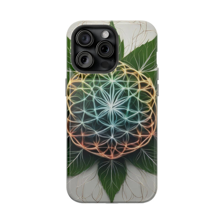 Vibrant Geometric Botanical - MagSafe Tough Case