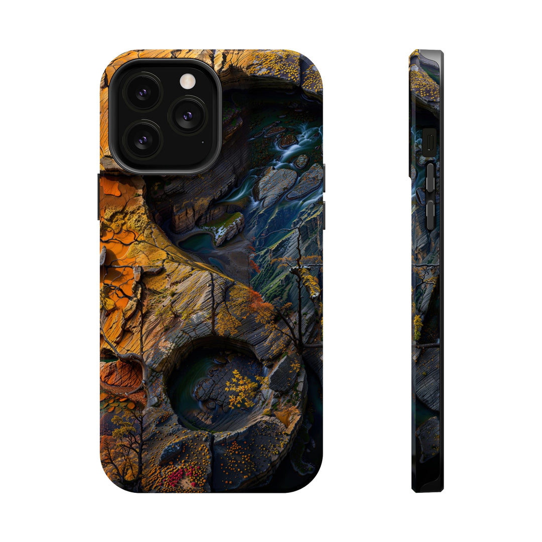 Autumn Geometric Contrast - MagSafe Tough Case