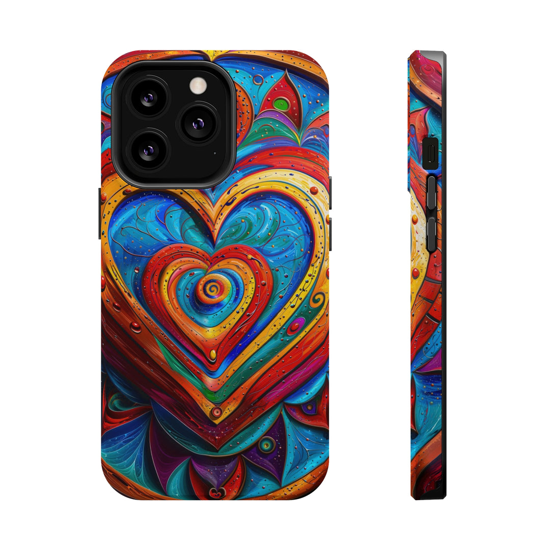 Vibrant Love Spiral - MagSafe Tough Case