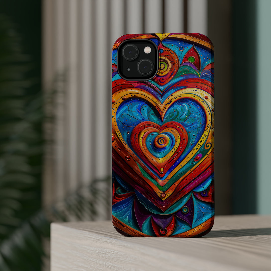 Vibrant Love Spiral - MagSafe Tough Case